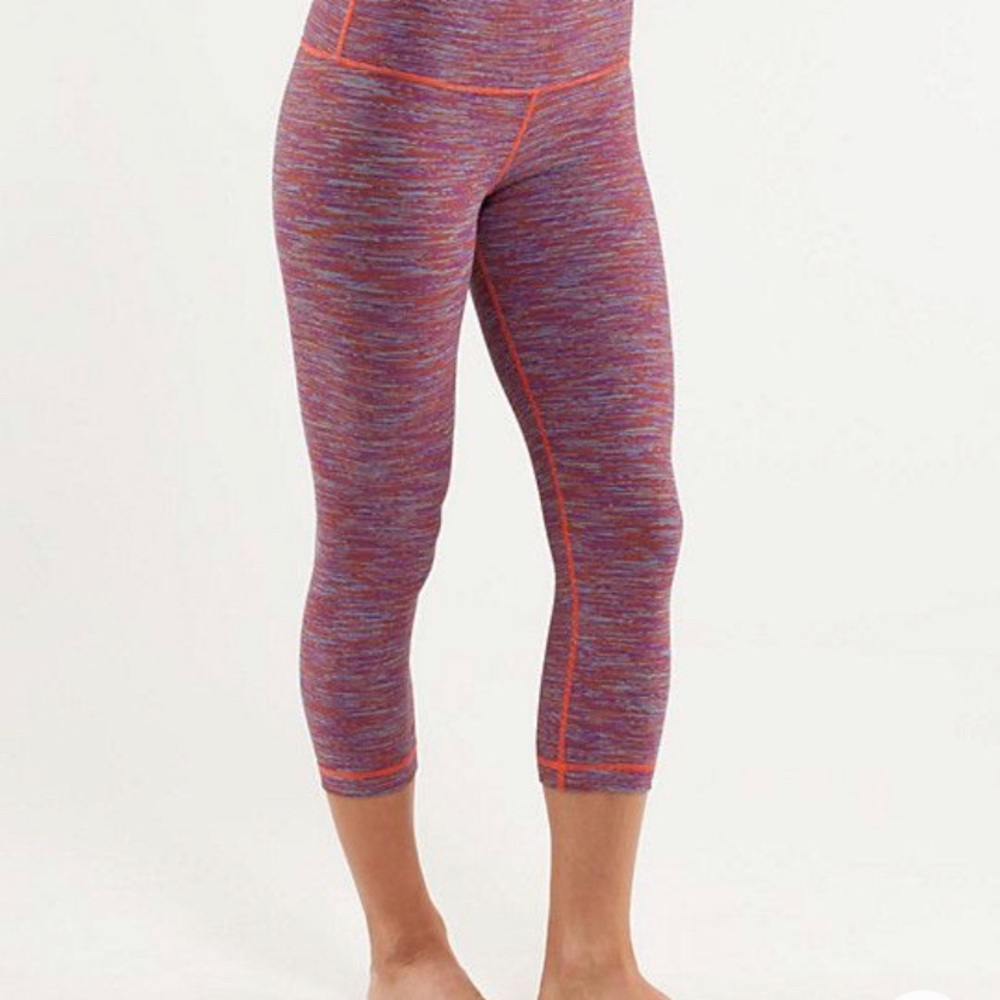 MAKE OFFER LULULEMON MULTI COLORED LEGGINGS